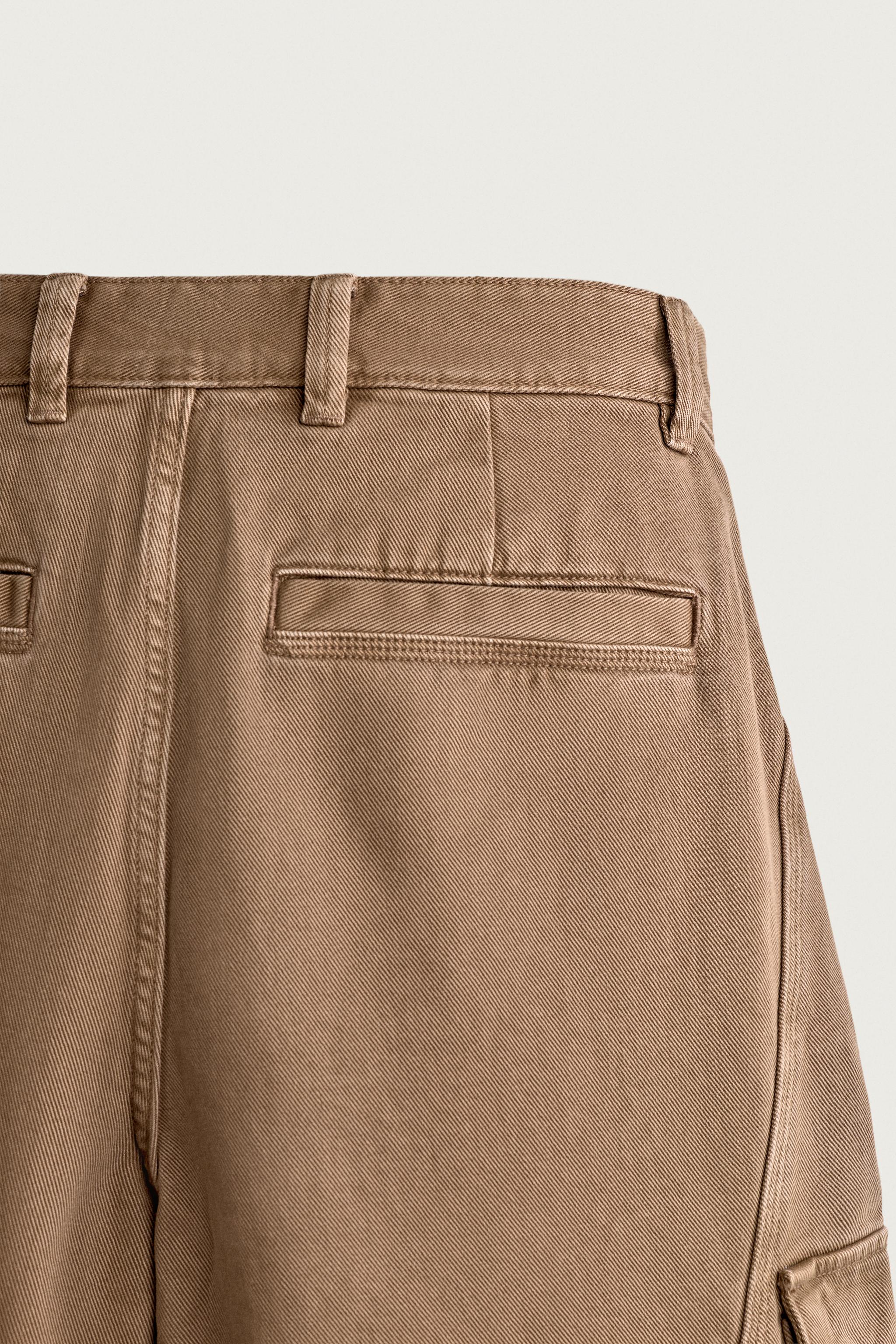 ABSTRACT PRINT RELAXED FIT CARGO SHORTS